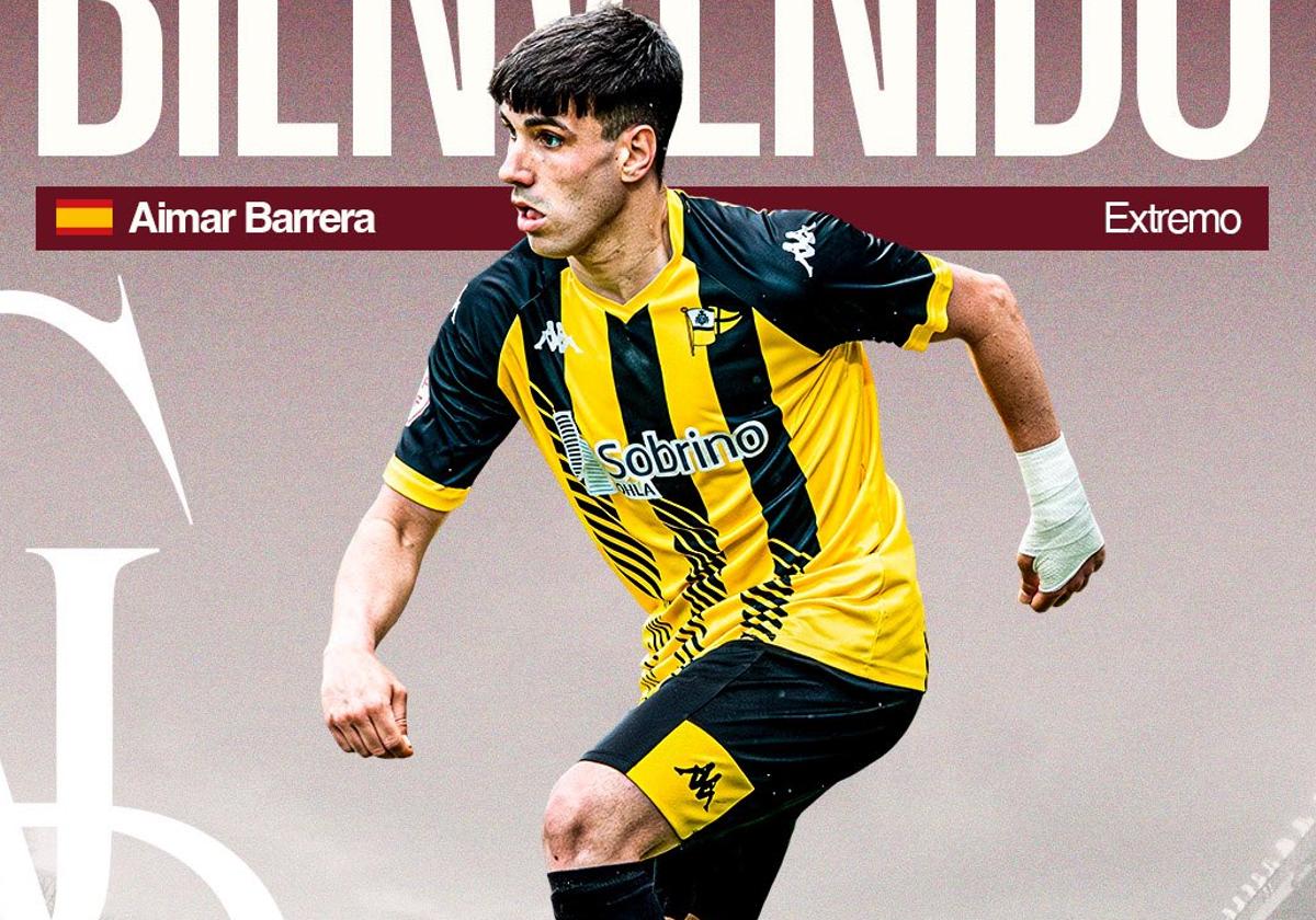 Aimar Barrera, nuevo jugador del Salamanca UDS.