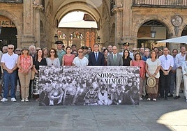 Carlos García Carbayo presidió el homenaje a Miguel Ángel Blanco.