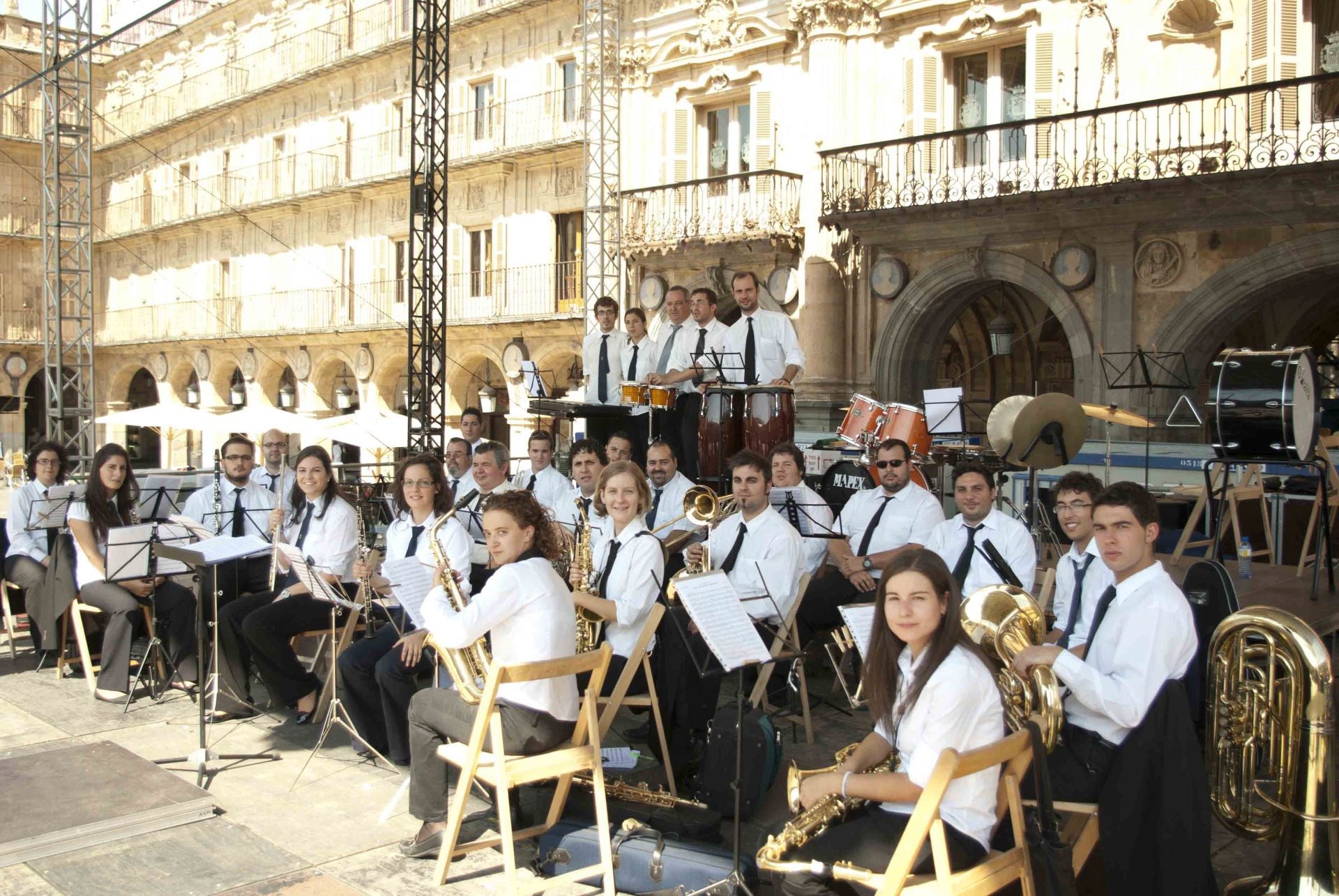 Integrantes de la Banda Municipal de Música.