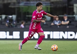 Gabriel Palmero en un partido del CD Tenerife