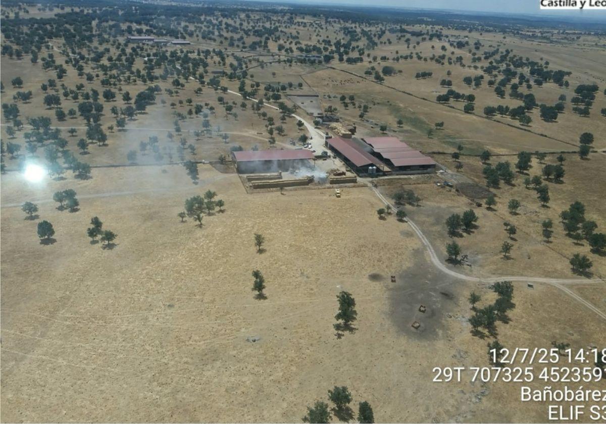 Imagen de archivo de un incendio en Hernandinos