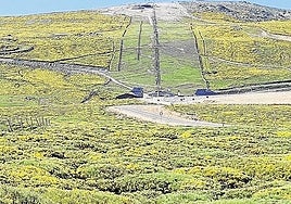 La Covatilla de Béjar, en un día soleado.