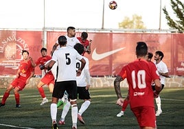 Martín Galván en un encuentro contra el UD Santa Marta.