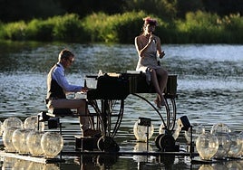 El río Tormes de Salamanca, convertido en un escenario único