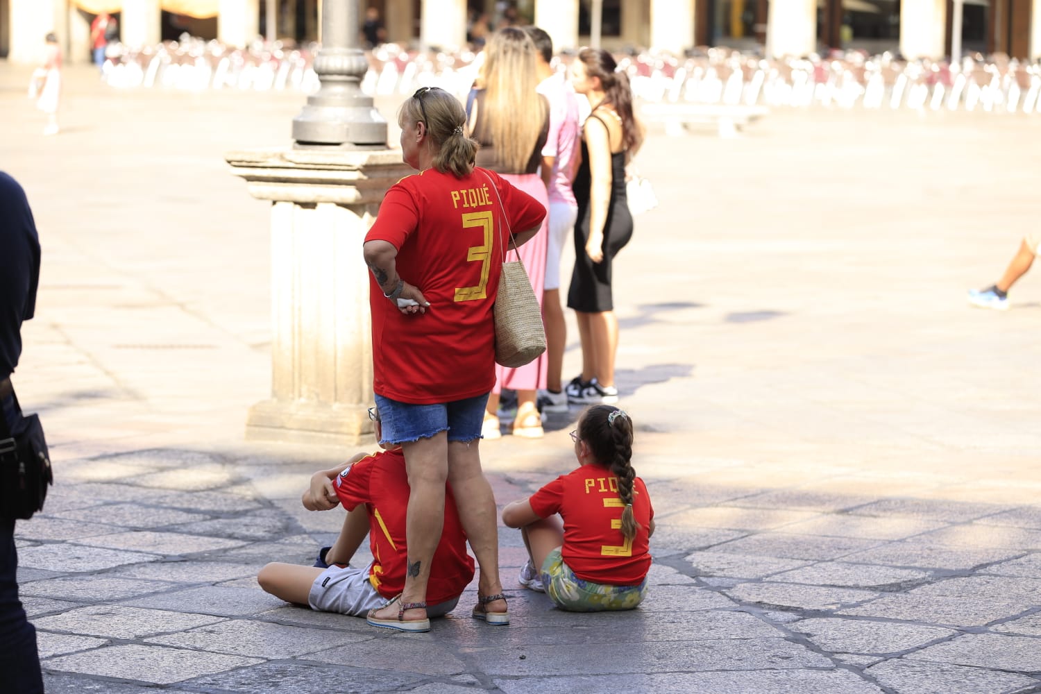 Salamanca vive la final de la Eurocopa de España a la sombra de la Plaza Mayor