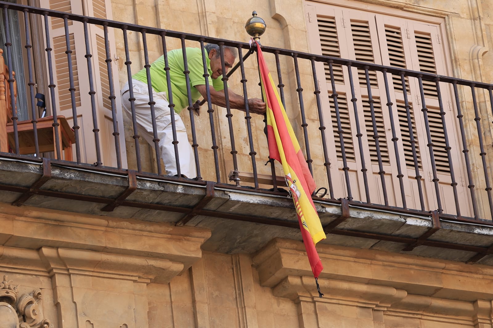Salamanca vive la final de la Eurocopa de España a la sombra de la Plaza Mayor