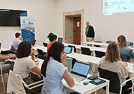 Ayudantes doctores de la Universidad de Salamanca, en uno de los módulos de formación.