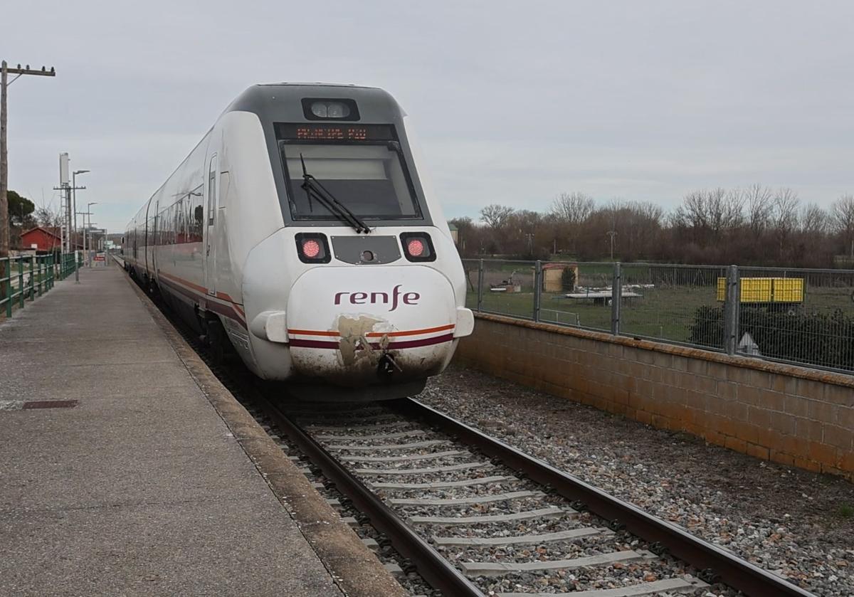 Imagen de archivo de un tren en Salamanca.
