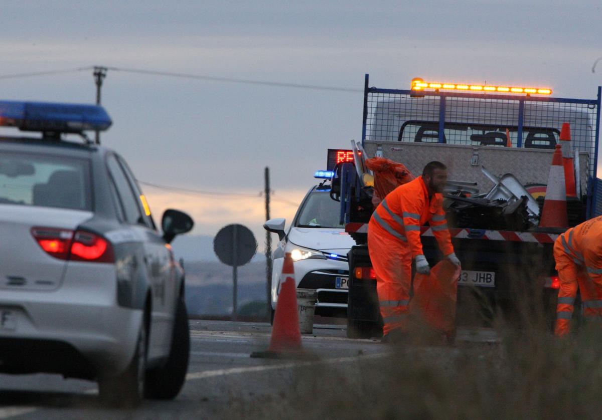 Imagen de archivo de un accidente en Salamanca.