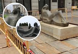 La dura vida de las esculturas urbanas de Salamanca: auténticas, falsas y hechas polvo