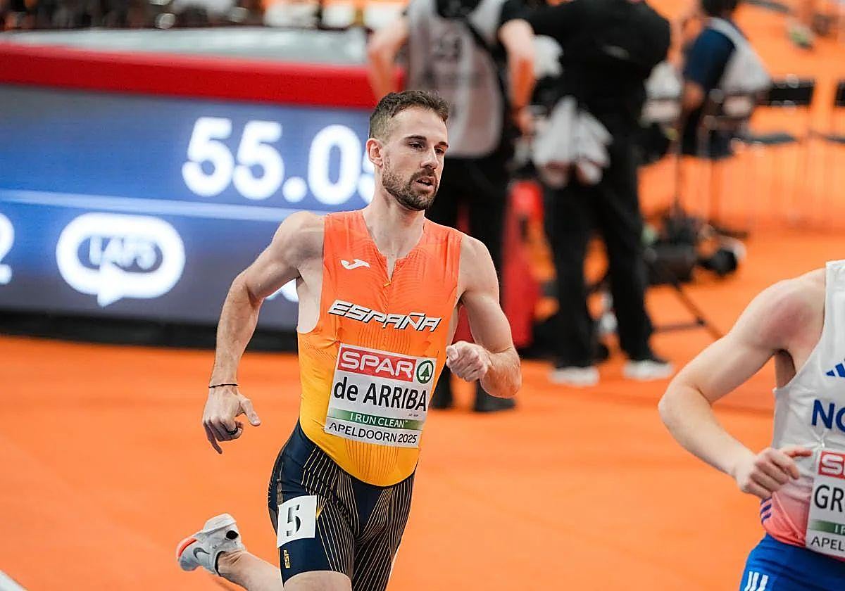 El atleta salmantino Álvaro de Arriba.