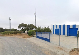 La antena en la zona afectada