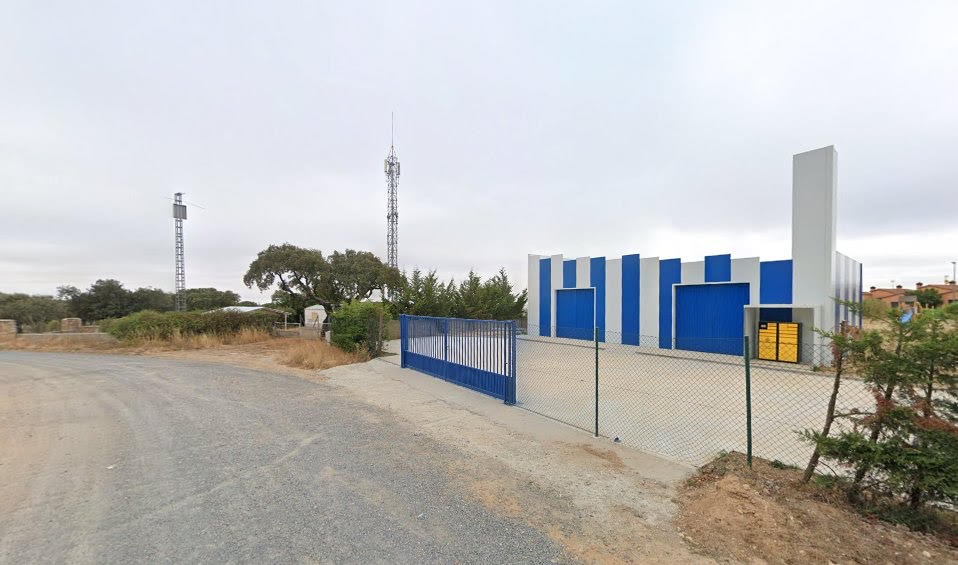 La antena en la zona afectada