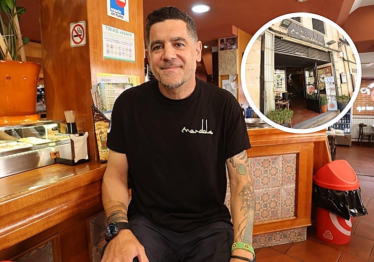 David Poceda, propietario del restaurante Mandala en la calle Serranos.