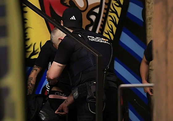 Policía Nacional en una intervención en Salamanca.