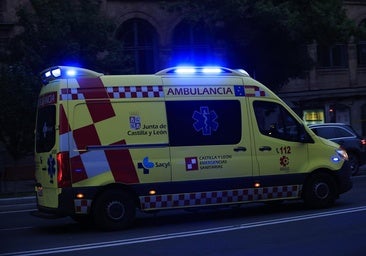 Trasladada al Hospital de Salamanca una mujer de 78 años con una brecha en la cabeza tras ser atropellada