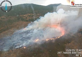 Controlado el incendio de La Bastida en Salamanca