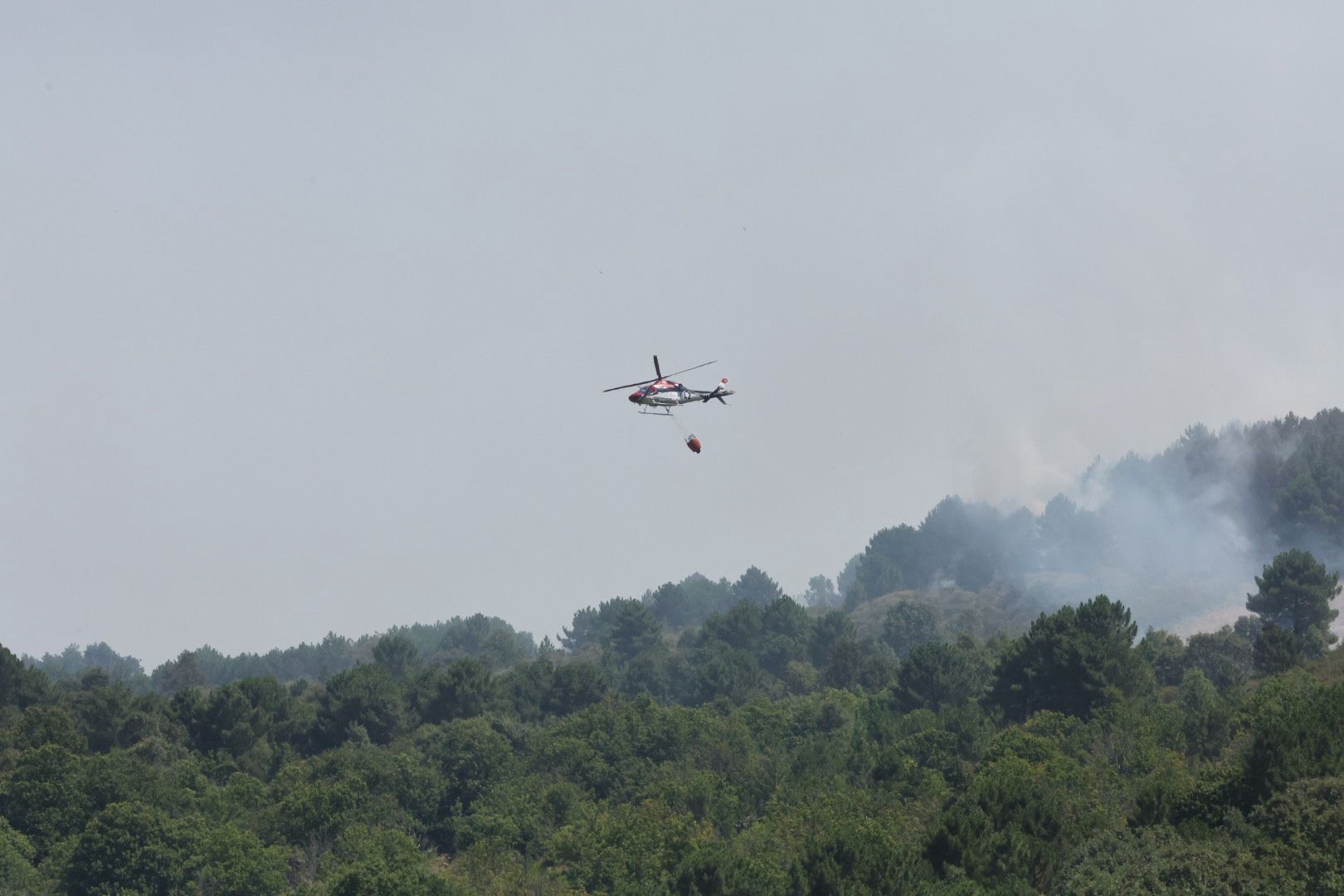 Las imágenes del incendio en La Alberca