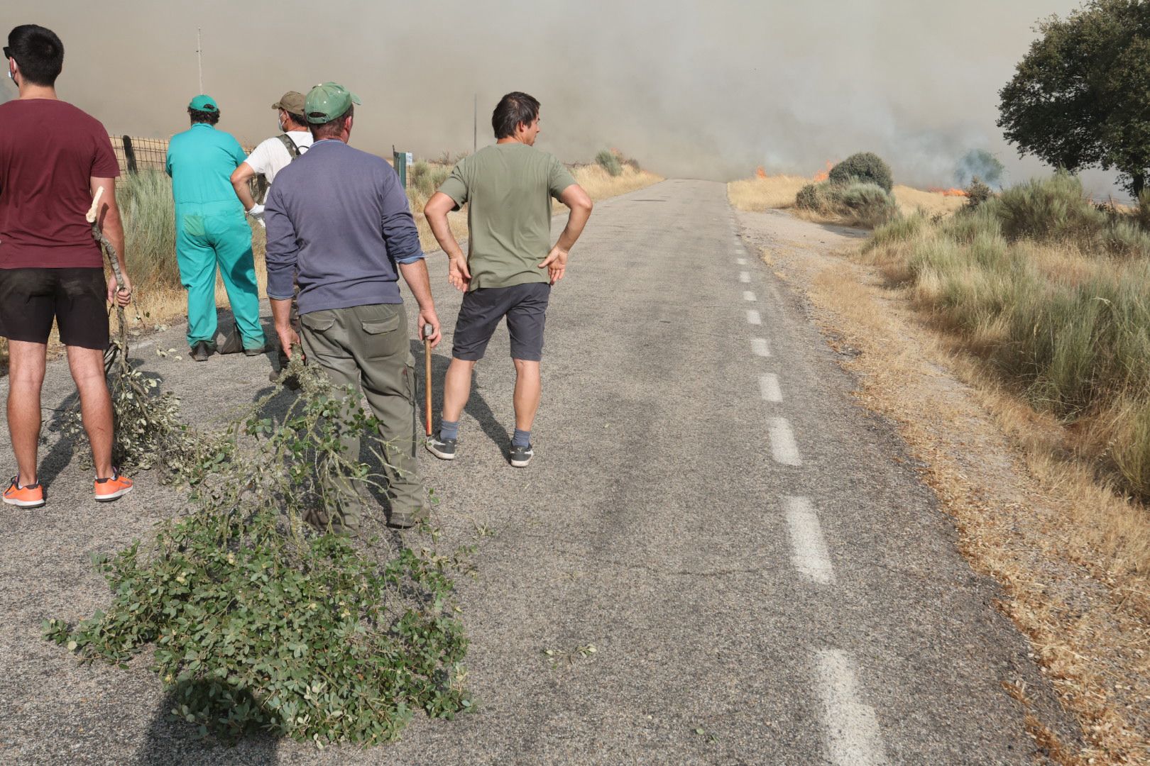 El incendio de Cipérez, en imágenes