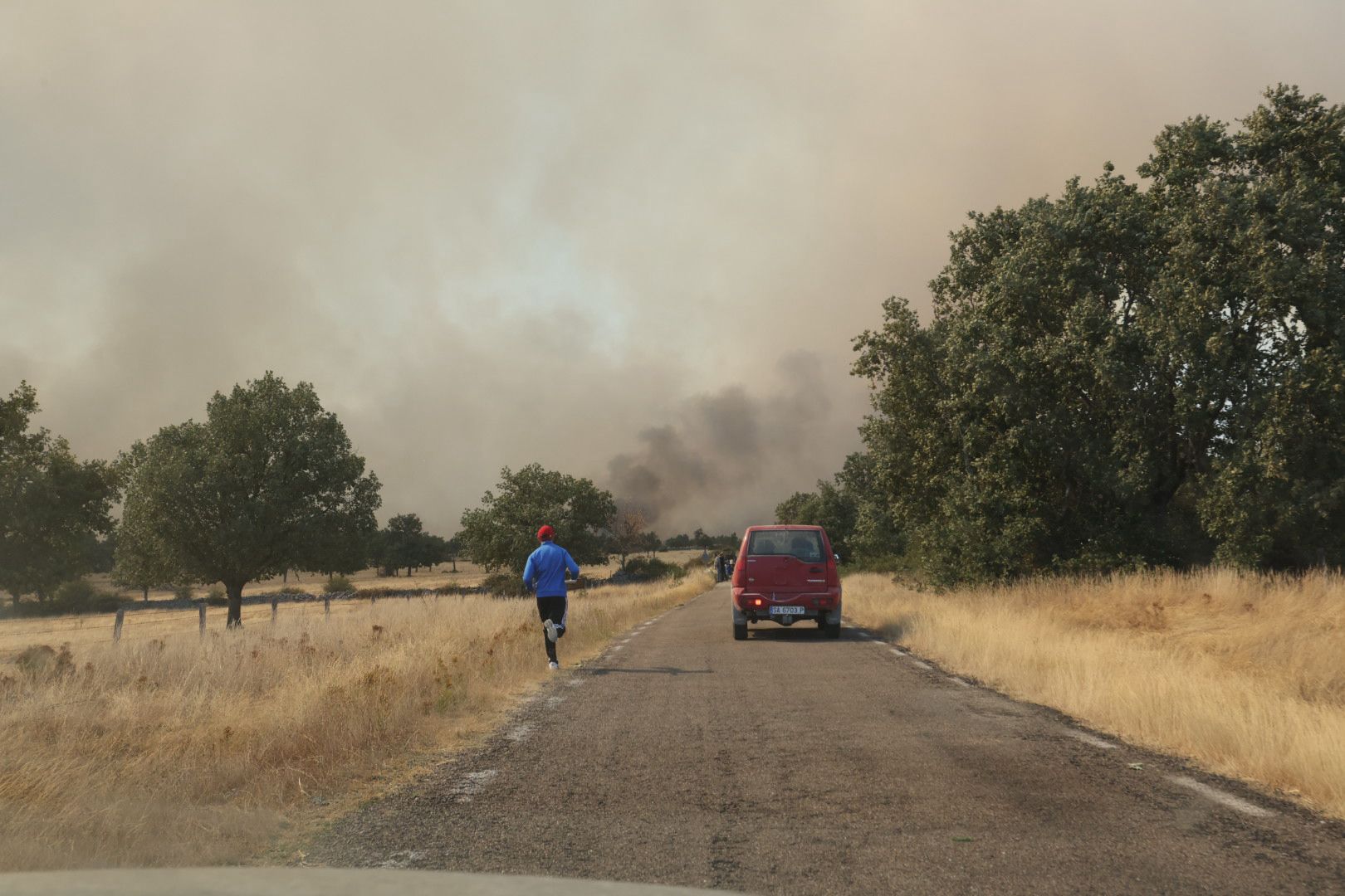 El incendio de Cipérez, en imágenes