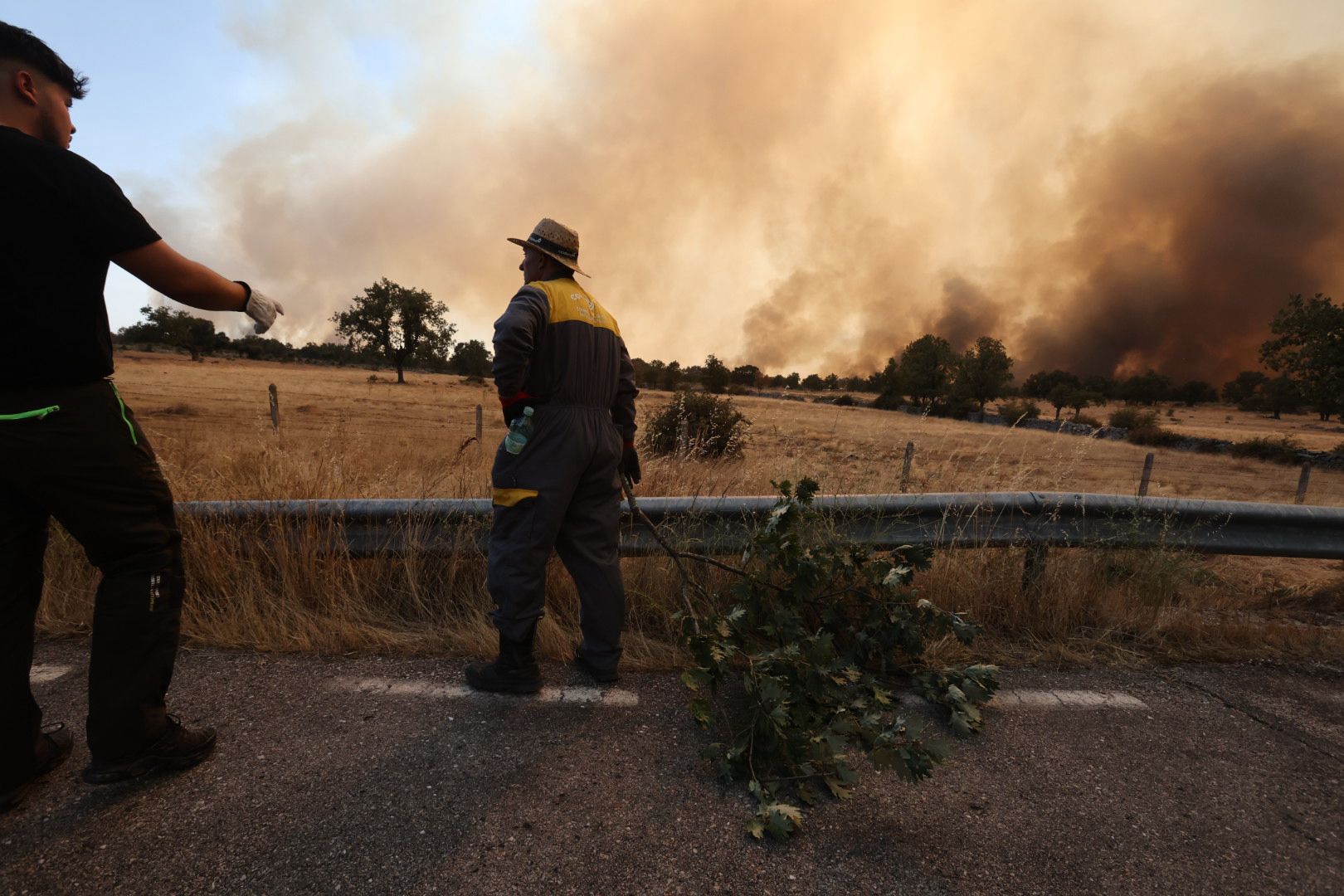 El incendio de Cipérez, en imágenes