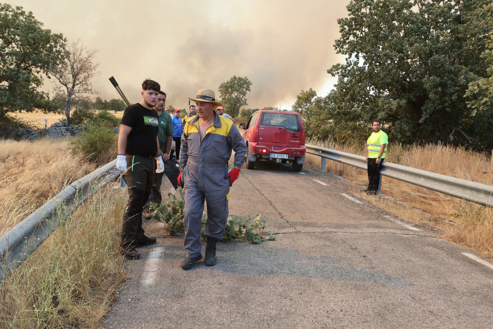 El incendio de Cipérez, en imágenes