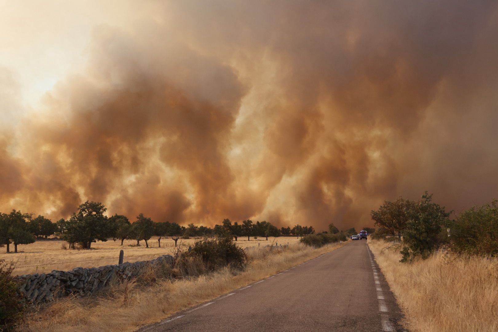 El incendio de Cipérez, en imágenes