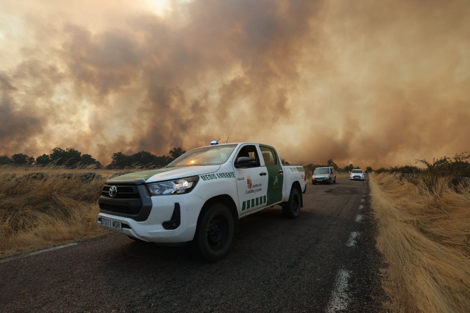 El incendio de Cipérez, en imágenes