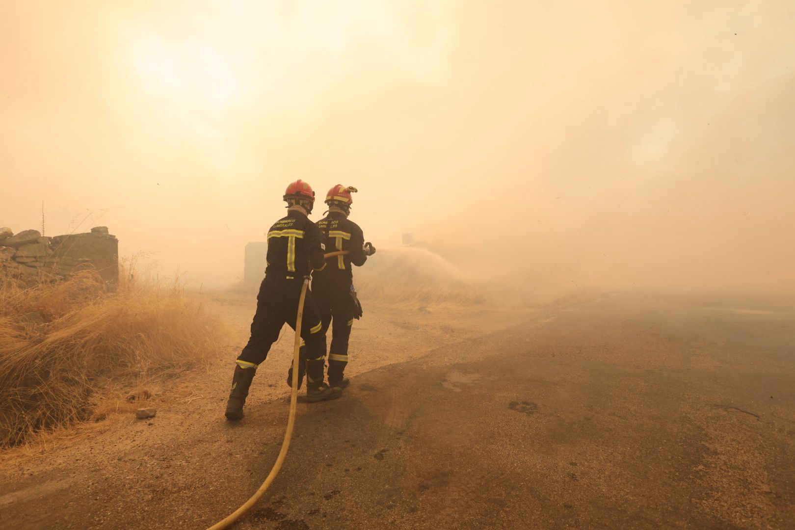 El incendio de Cipérez, en imágenes