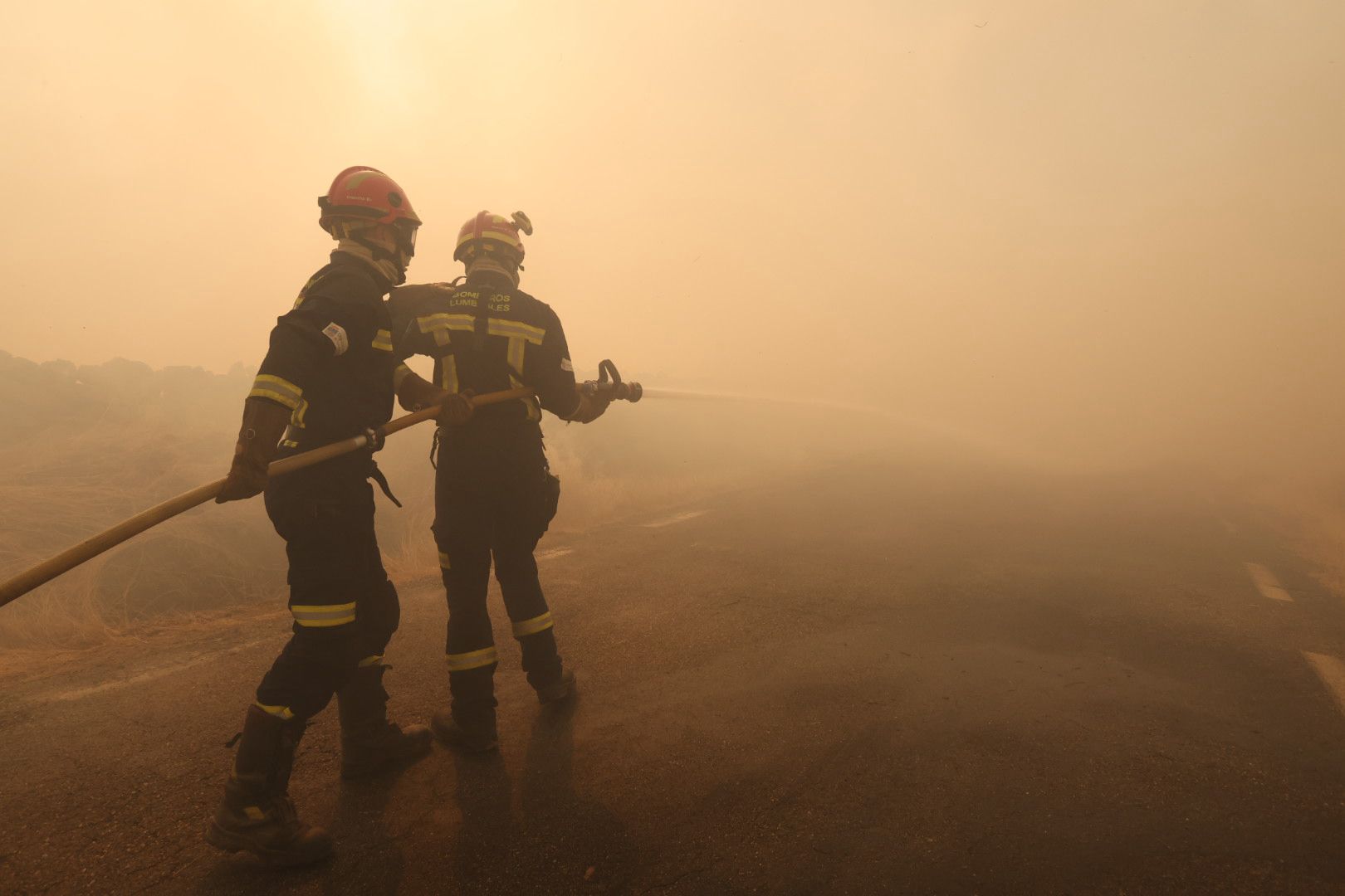 El incendio de Cipérez, en imágenes