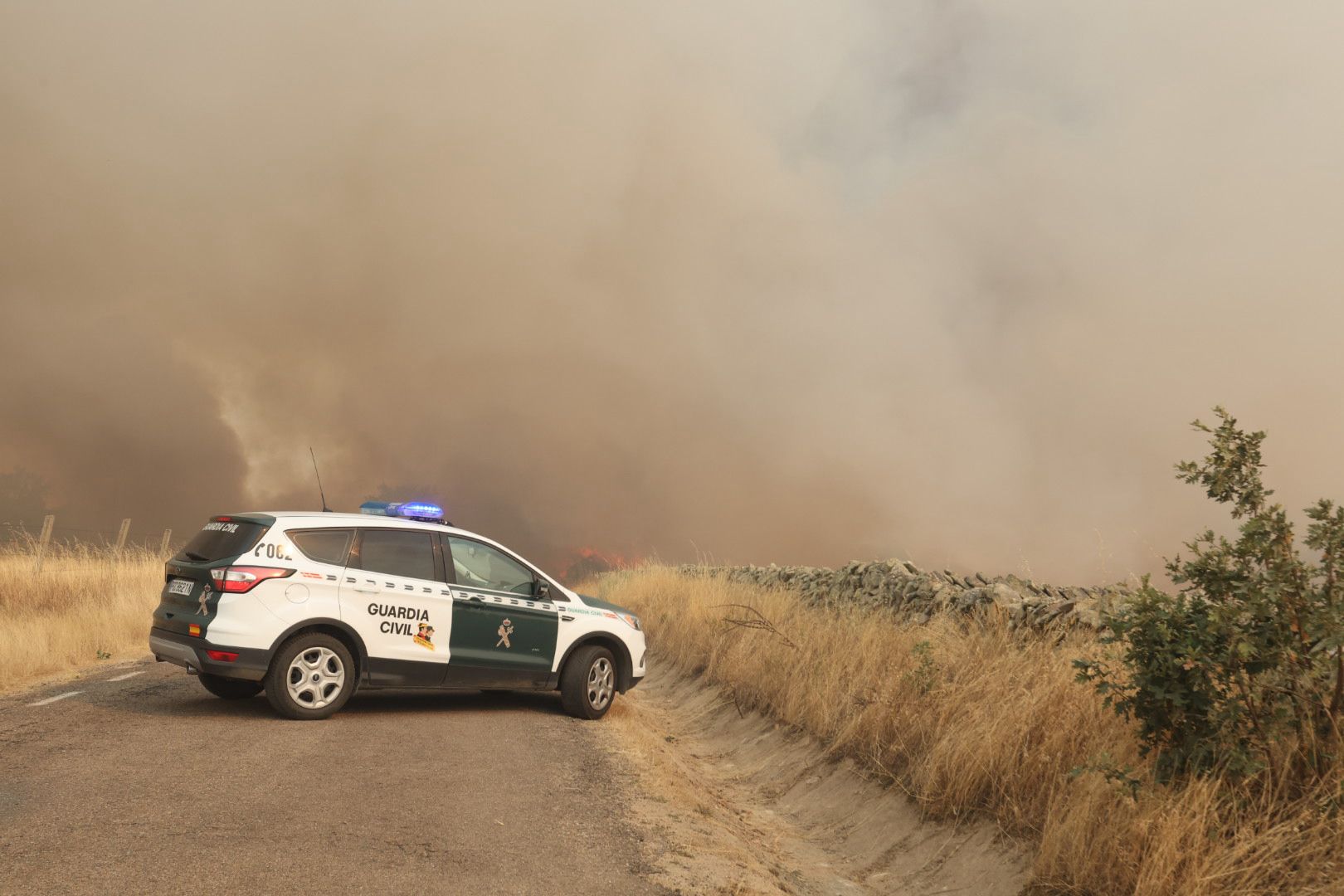 El incendio de Cipérez, en imágenes