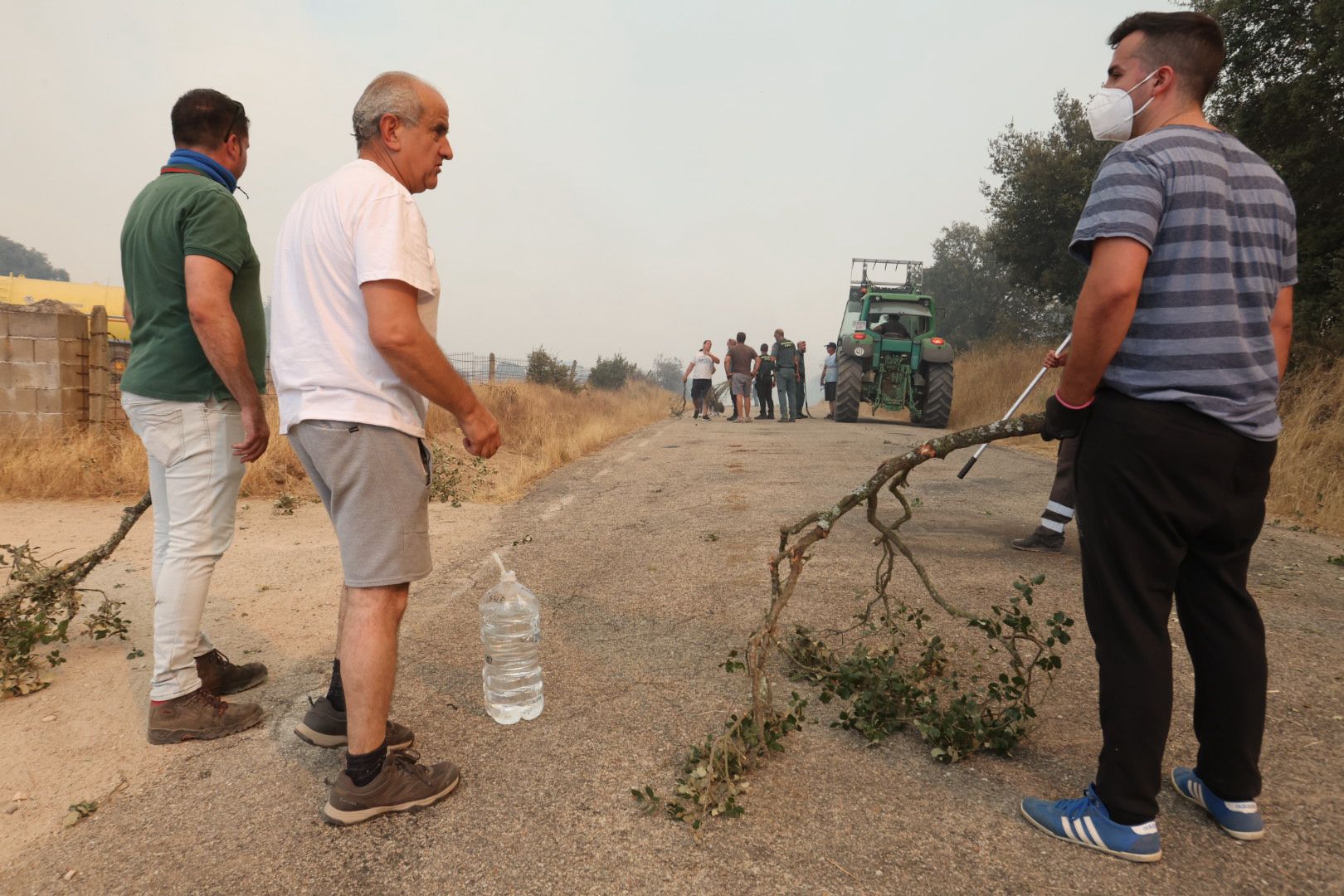 El incendio de Cipérez, en imágenes