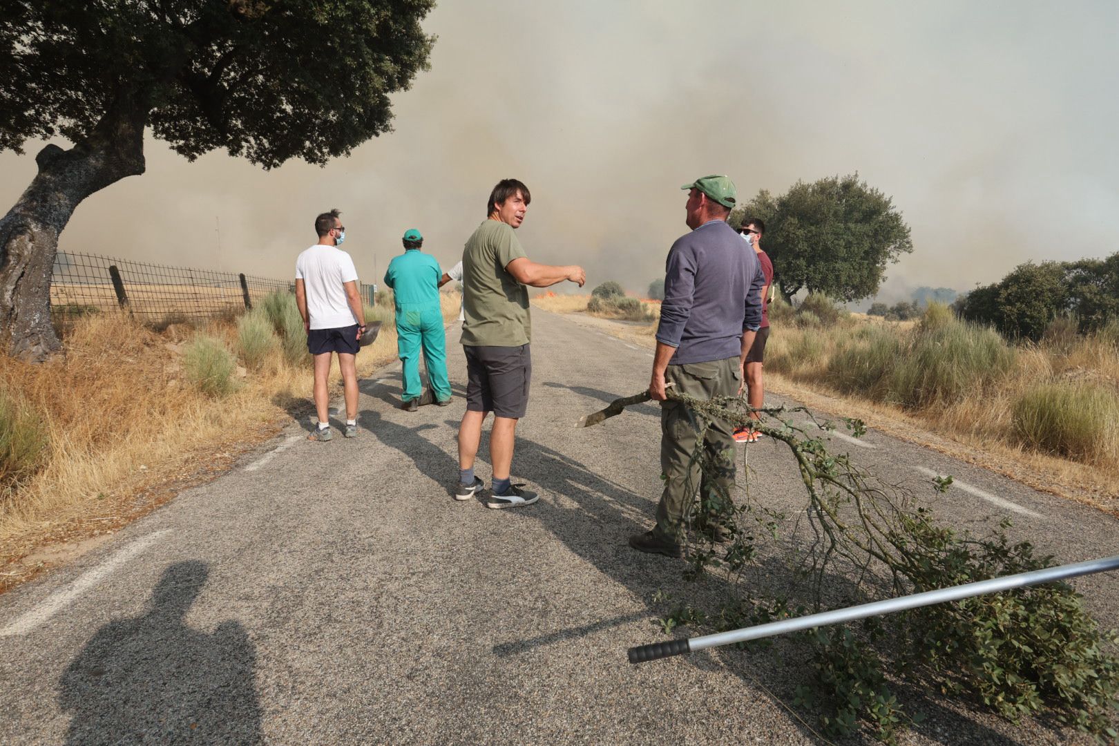 El incendio de Cipérez, en imágenes