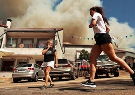 El incendio de El Payo de Salamanca, en imágenes