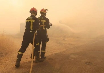 Un bombero de la Diputación de Salamanca: «Se tiene que saber, la sociedad está desprotegida»