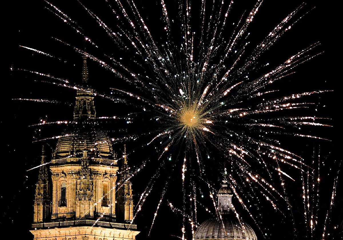 Fuegos artificiales de Salamanca
