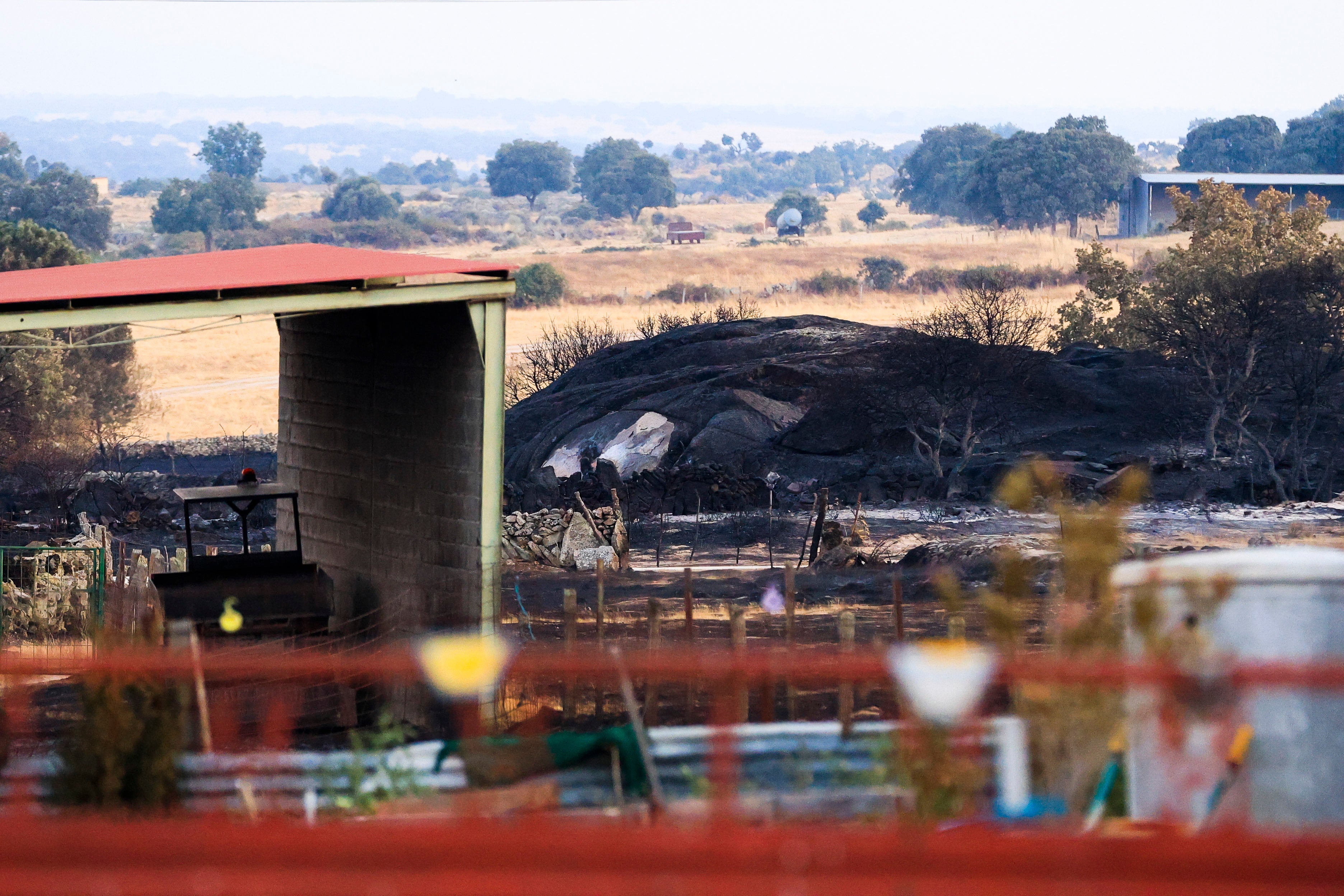 En imágenes, el rastro negro del mayor incendio de la provincia de Salamanca