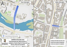 La lista de las calles y rotondas de Salamanca que dicen adiós a los baches de su asfalto