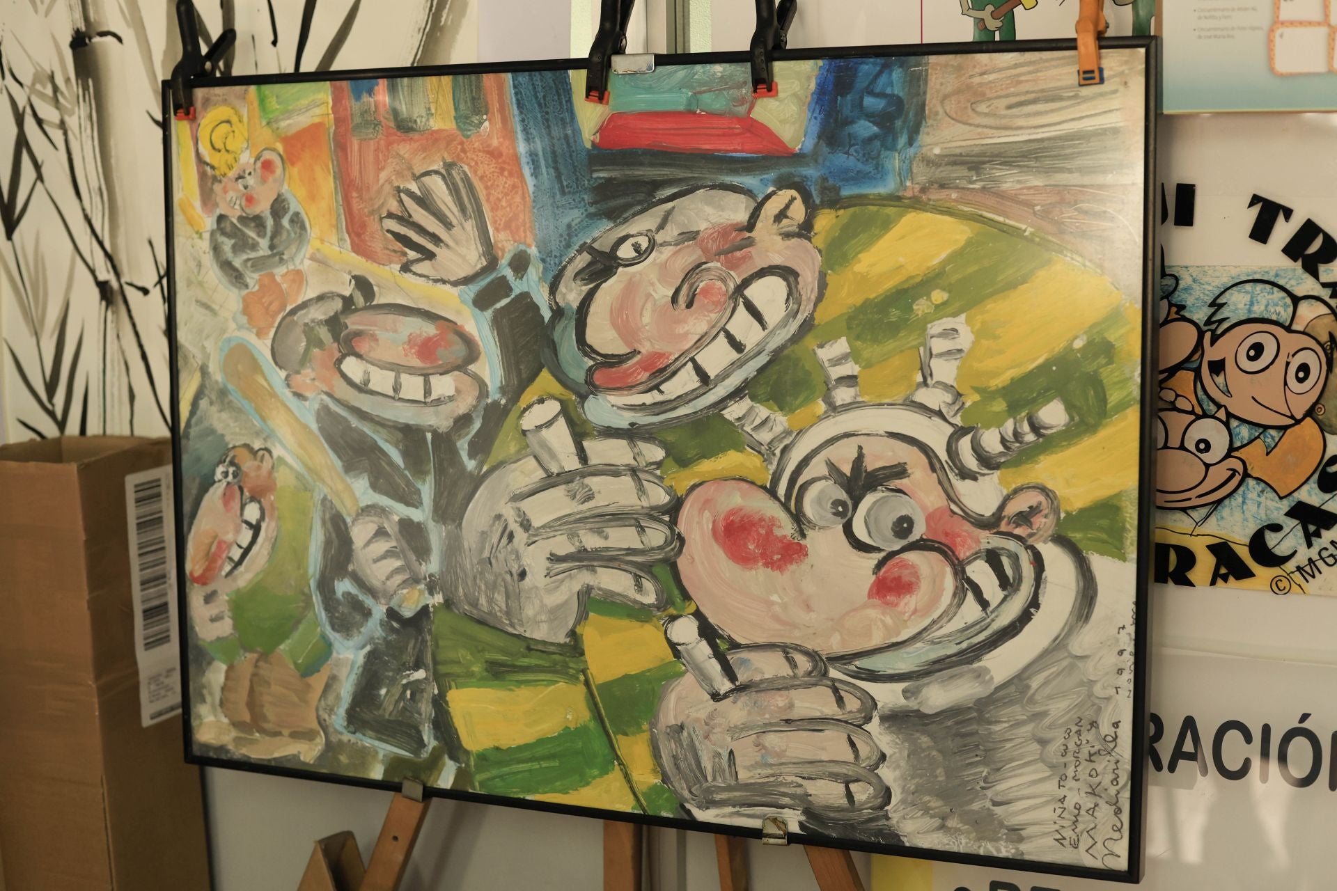 Entramos en el estudio de uno de los pioneros del cómic underground en Salamanca