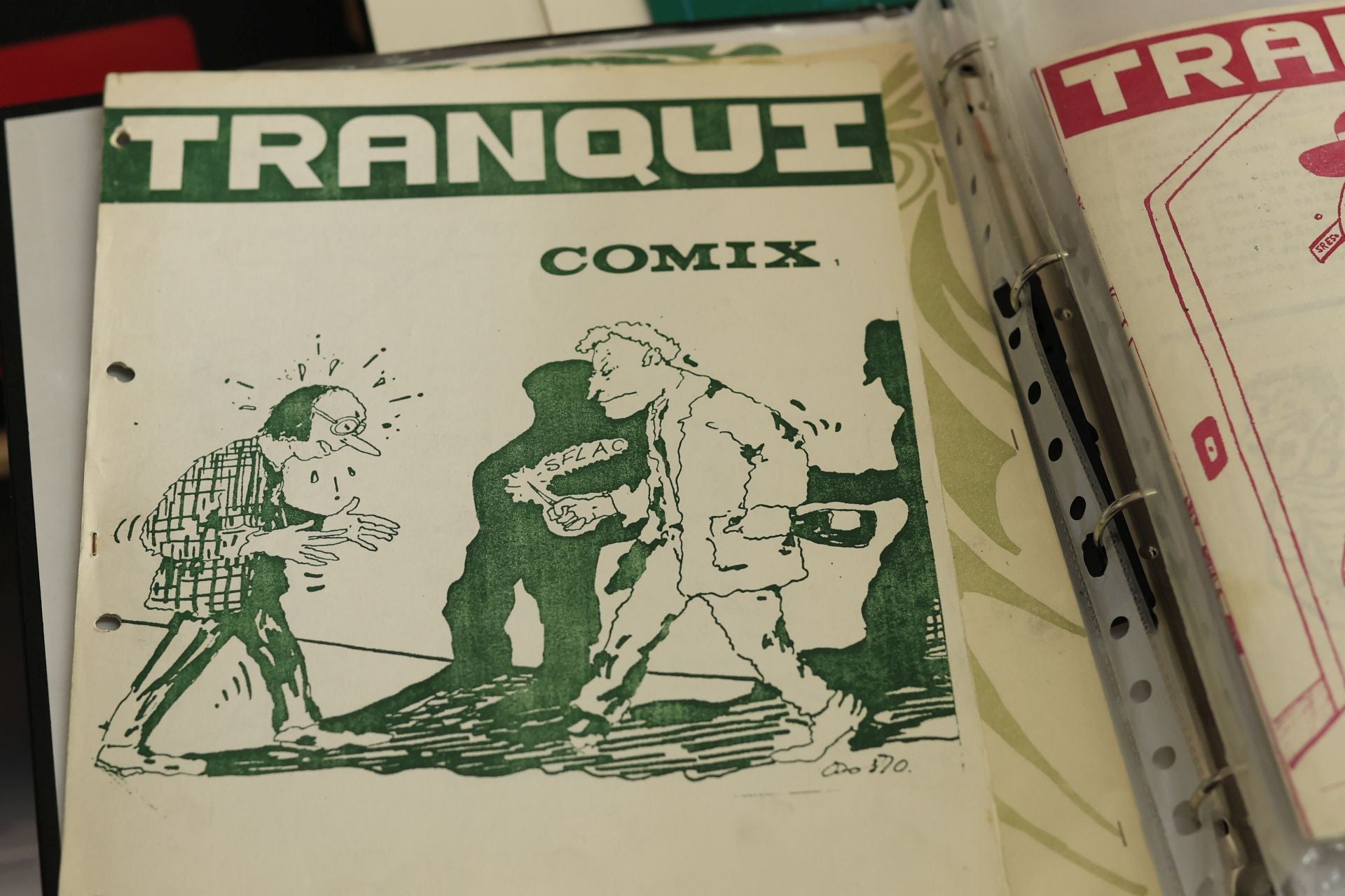 Entramos en el estudio de uno de los pioneros del cómic underground en Salamanca