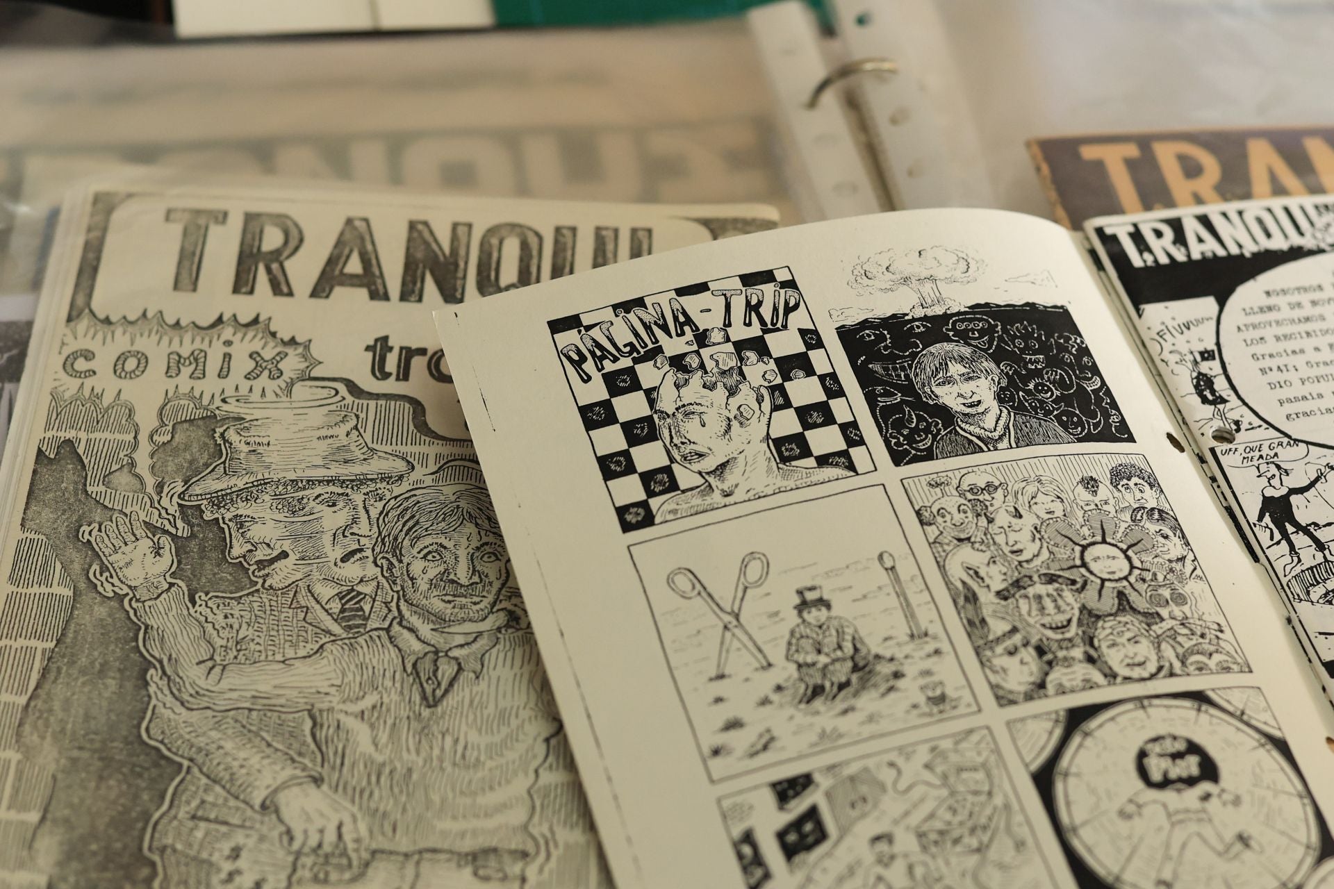 Entramos en el estudio de uno de los pioneros del cómic underground en Salamanca