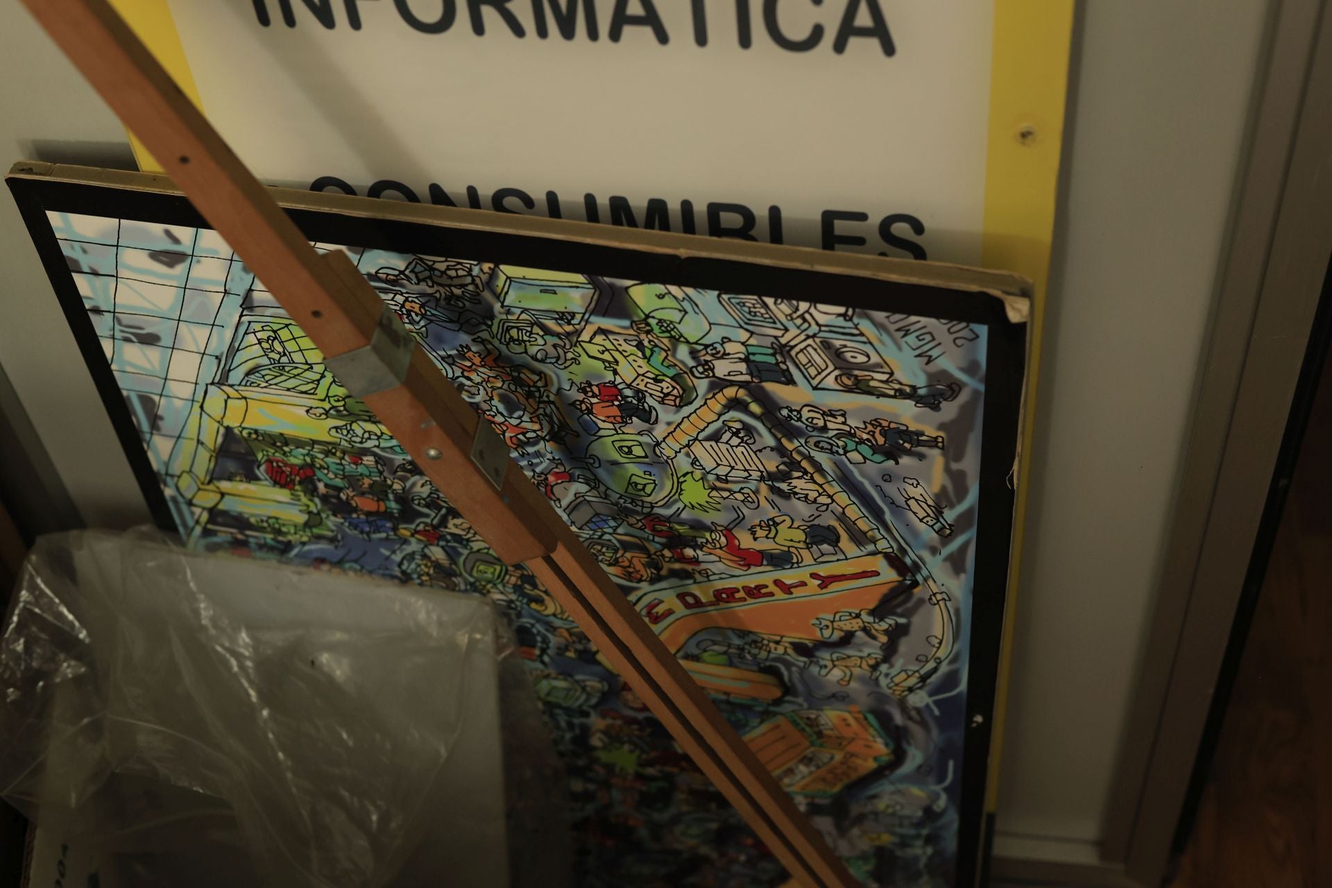 Entramos en el estudio de uno de los pioneros del cómic underground en Salamanca