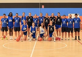 El primer entrenamiento de la temporada de Perfumerías Avenida, en imágenes
