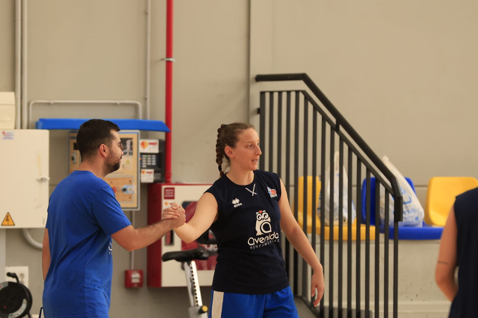 El primer entrenamiento de la temporada de Perfumerías Avenida, en imágenes
