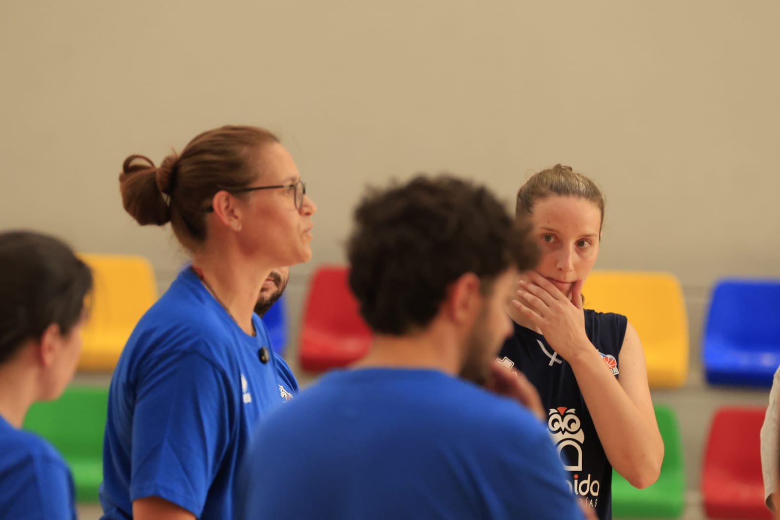 El primer entrenamiento de la temporada de Perfumerías Avenida, en imágenes