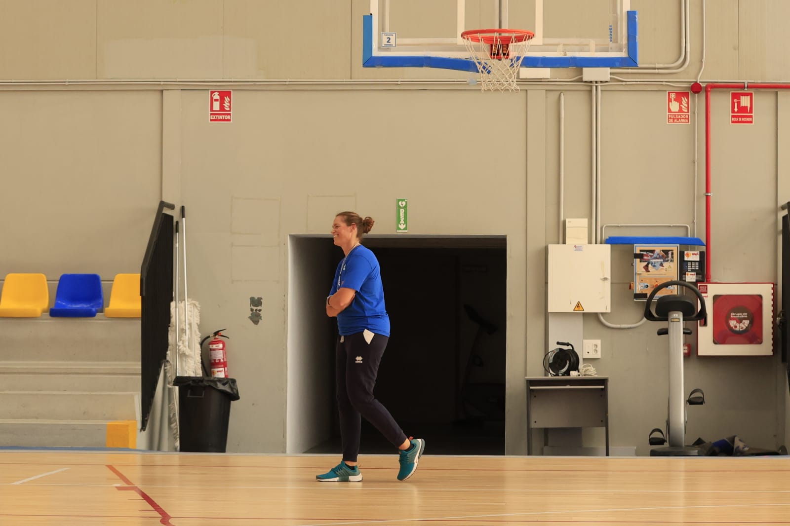 El primer entrenamiento de la temporada de Perfumerías Avenida, en imágenes