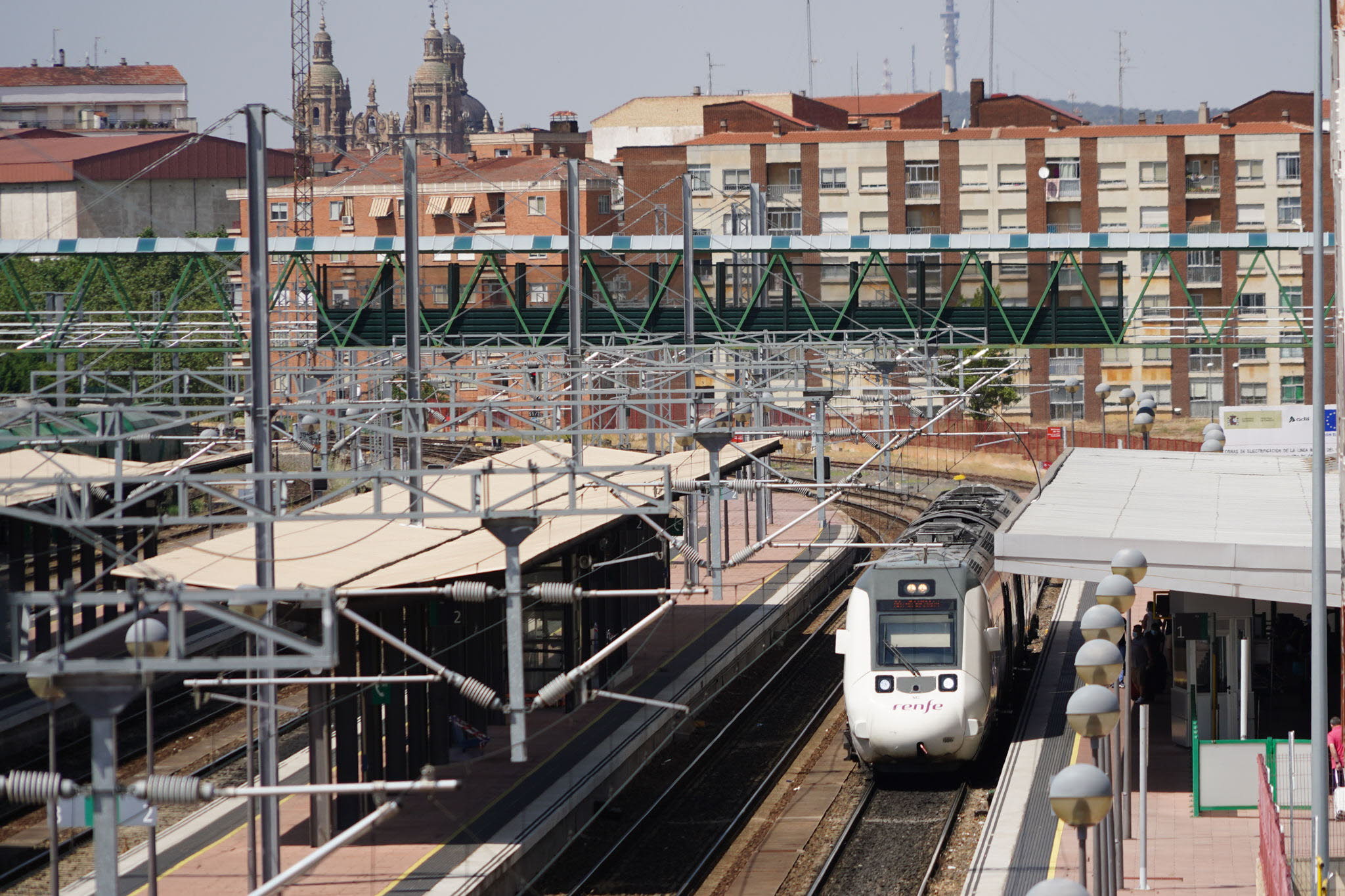 Imagen de archivo de la estación de tren en Salamanca.
