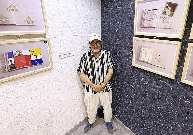 José María Benéitez en la joyería Luís Méndez.