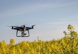 Ensayo con drones.