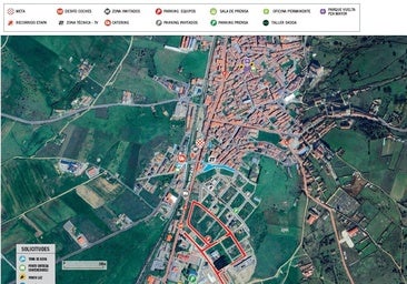 Así será la llegada de la Vuelta a España a Guijuelo
